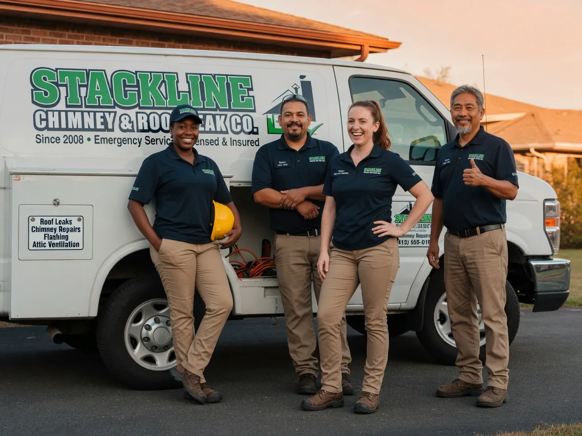 Chimney flashing repair company in Southmayd, TX